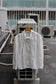 Women's Vintage Design Ruffle White Blouse x10点