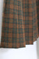 Vintage Brown Beige Check Skirt x4点