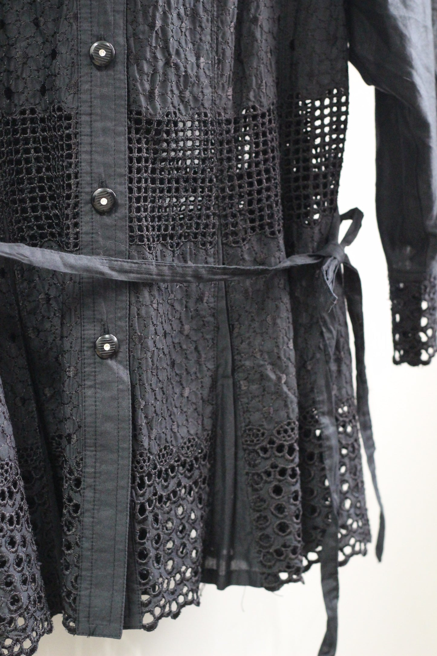 Vintage Black Design Long Sleeve Blouse x5点