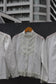 Women's Vintage Design Ruffle White Blouse x10点