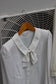 Women's Vintage Design Ruffle White Blouse x10点