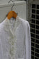 Women's Vintage Design Ruffle White Blouse x10点