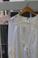 Women's Vintage Design Ruffle White Blouse x10点
