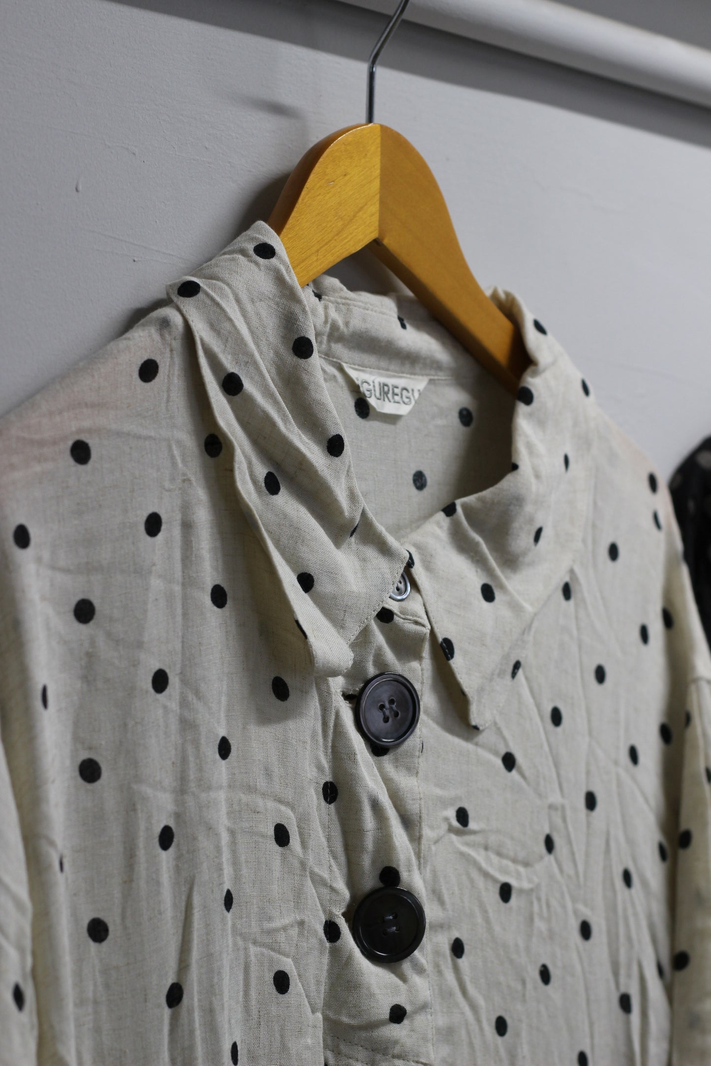Vintage Polka Dot Long Sleeve One-piece x2点