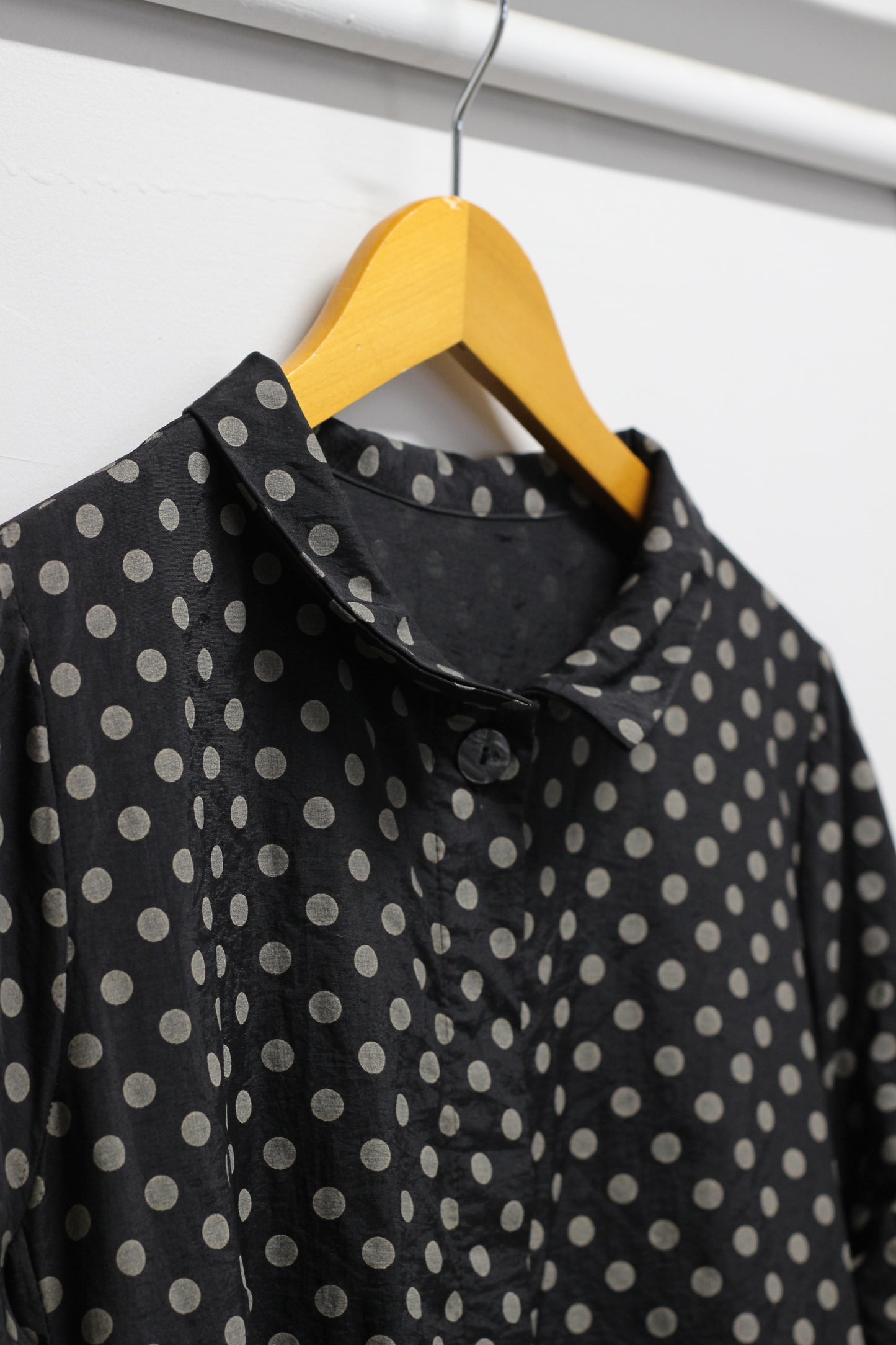 Vintage Polka Dot Long Sleeve One-piece x2点