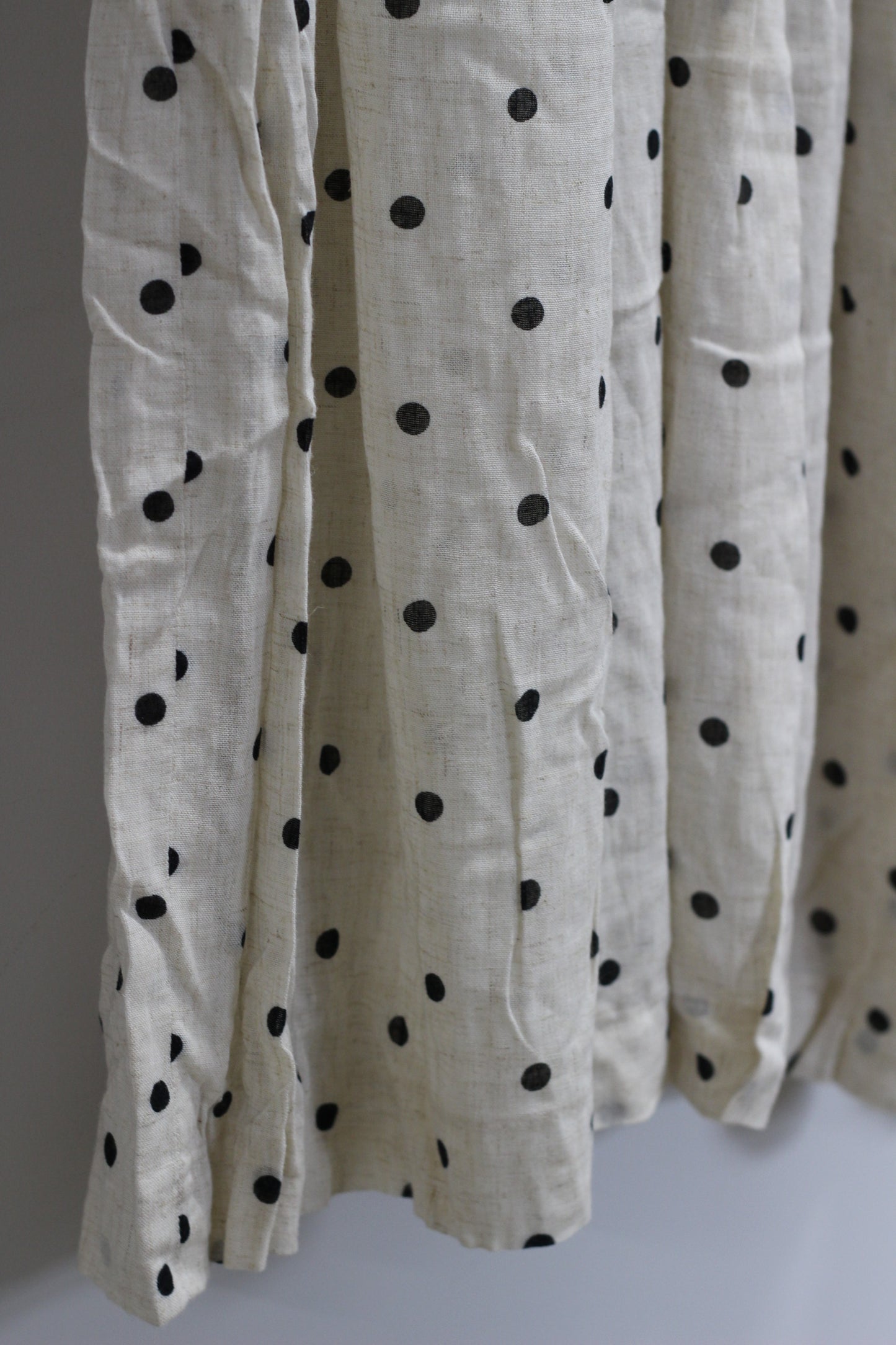 Vintage Polka Dot Long Sleeve One-piece x2点