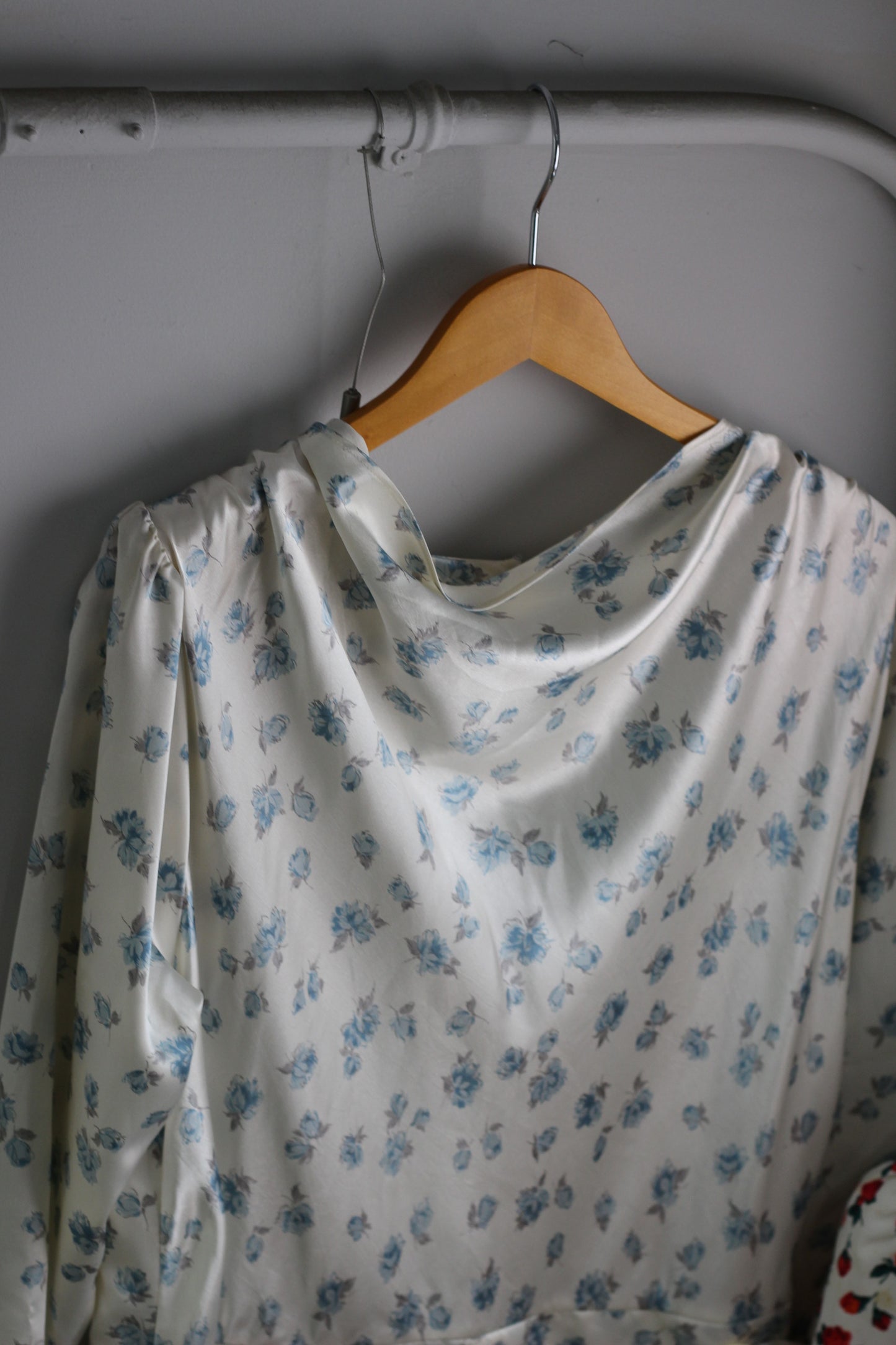 Vintage Flower Long Sleeve One-piece x2点