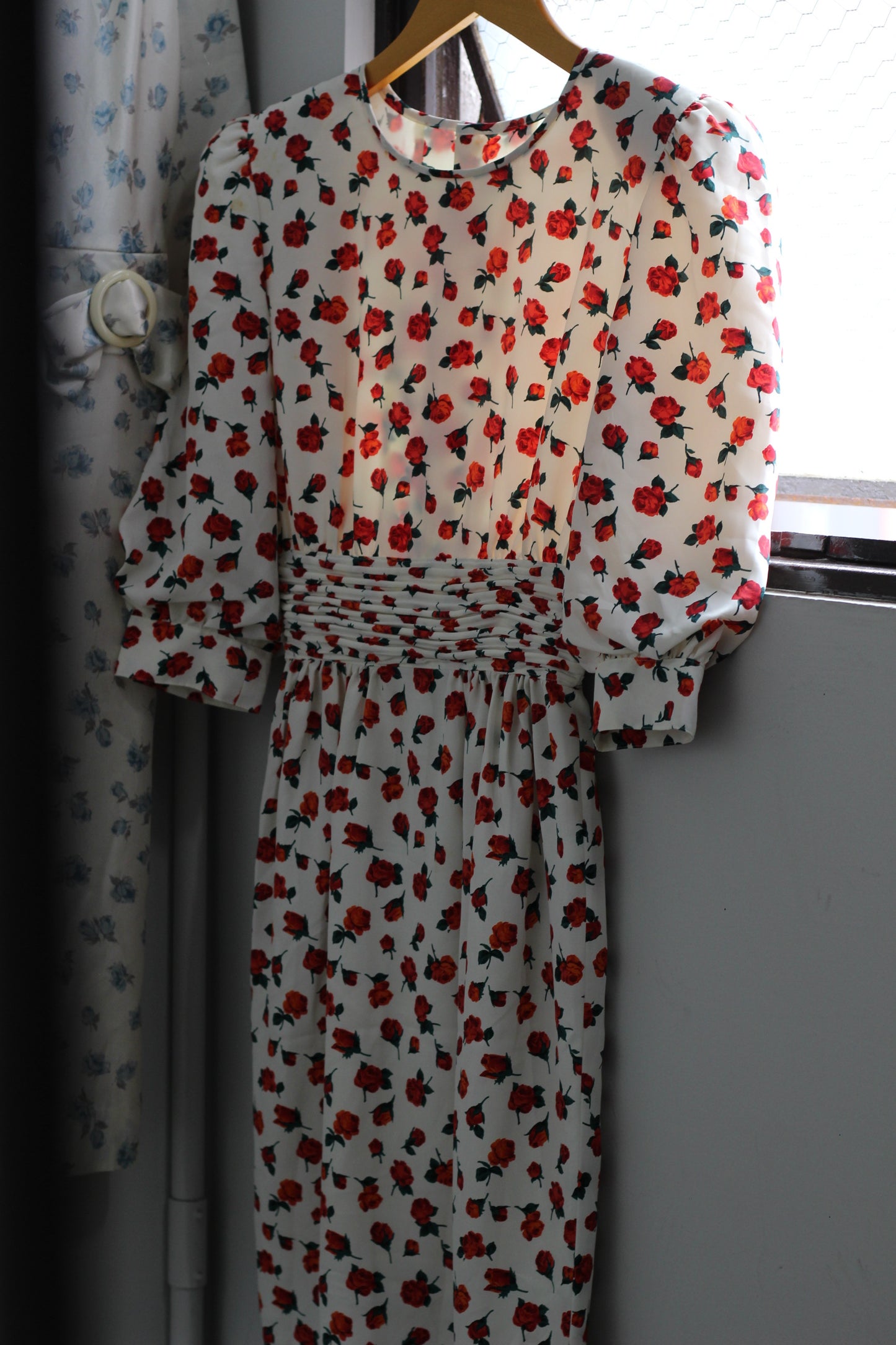 Vintage Flower Long Sleeve One-piece x2点