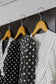 Vintage Dot Long Sleeve One-piece x4点