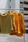 Vintage Yellow Design Long Sleeve Blouse x10点