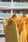 Vintage Yellow Design Long Sleeve Blouse x10点