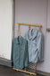 Vintage Light Blue Design Long Sleeve Blouse x9点