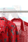 Vintage Red Design Long Sleeve Blouse x10点