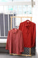 Vintage Red Design Long Sleeve Blouse x10点