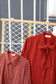 Vintage Red Design Long Sleeve Blouse x10点