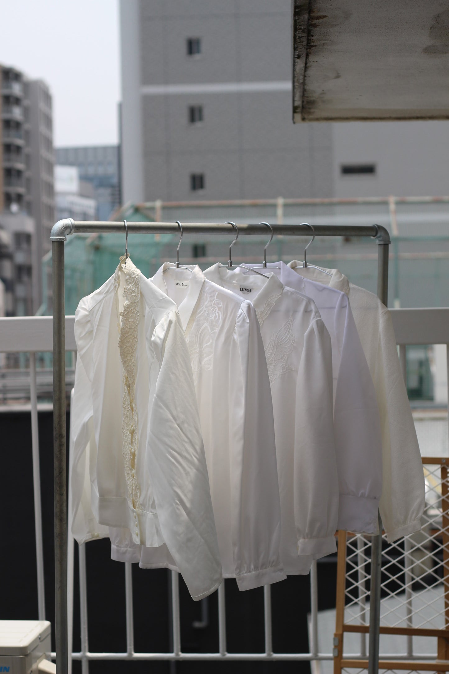 Vintage White Lace Embroidery Long Sleeve Blouse x10点