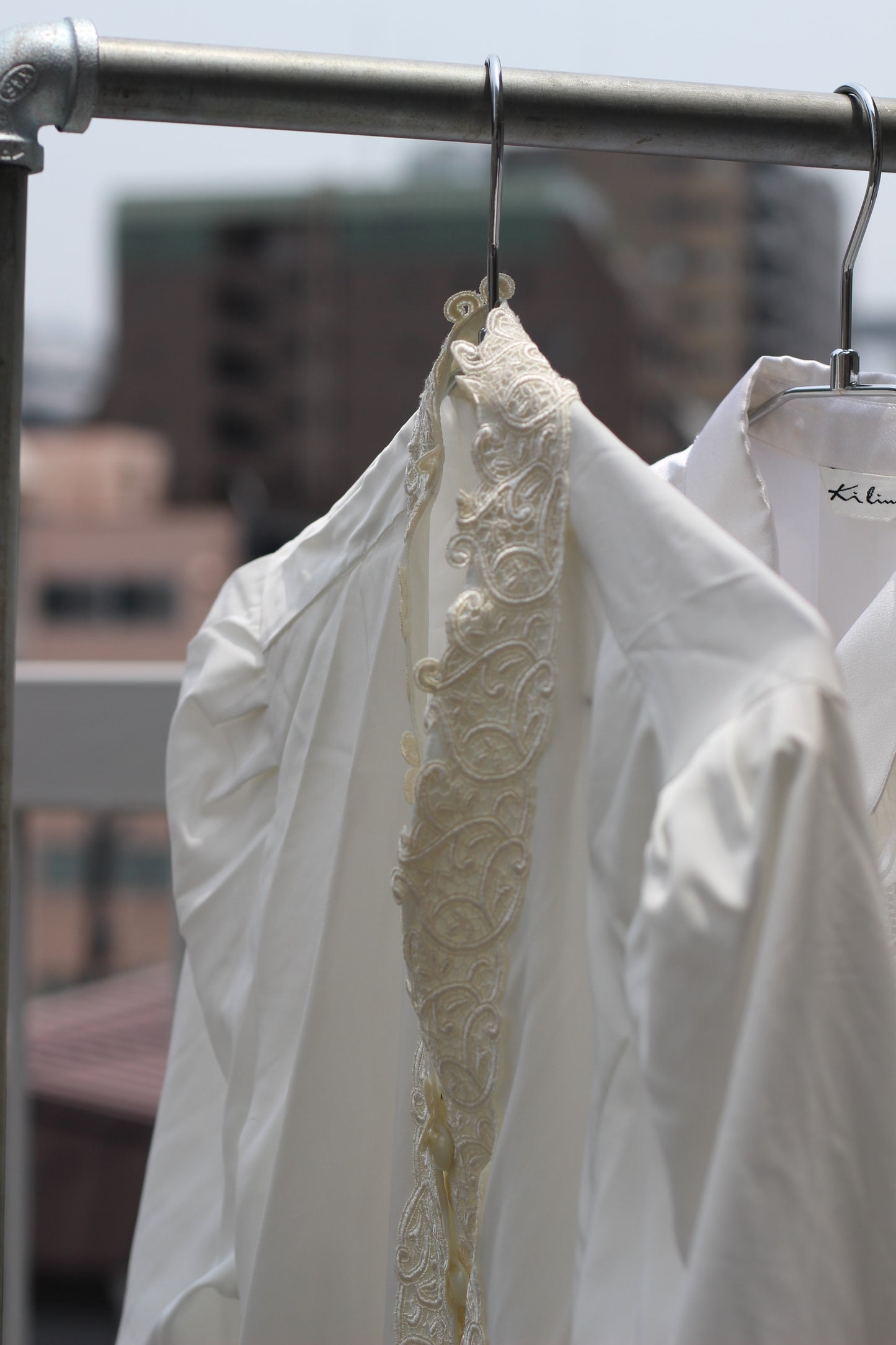 Vintage White Lace Embroidery Long Sleeve Blouse x10点