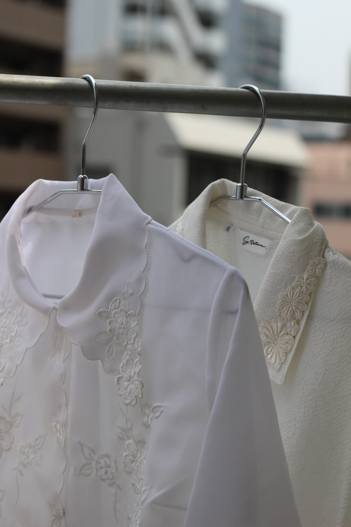 Vintage White Lace Embroidery Long Sleeve Blouse x10点
