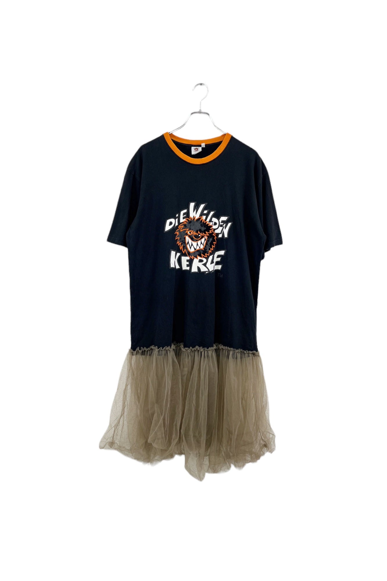 remake tulle T-shirt one-piece