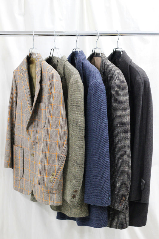 90's Vintage men's tailored jackets x10 