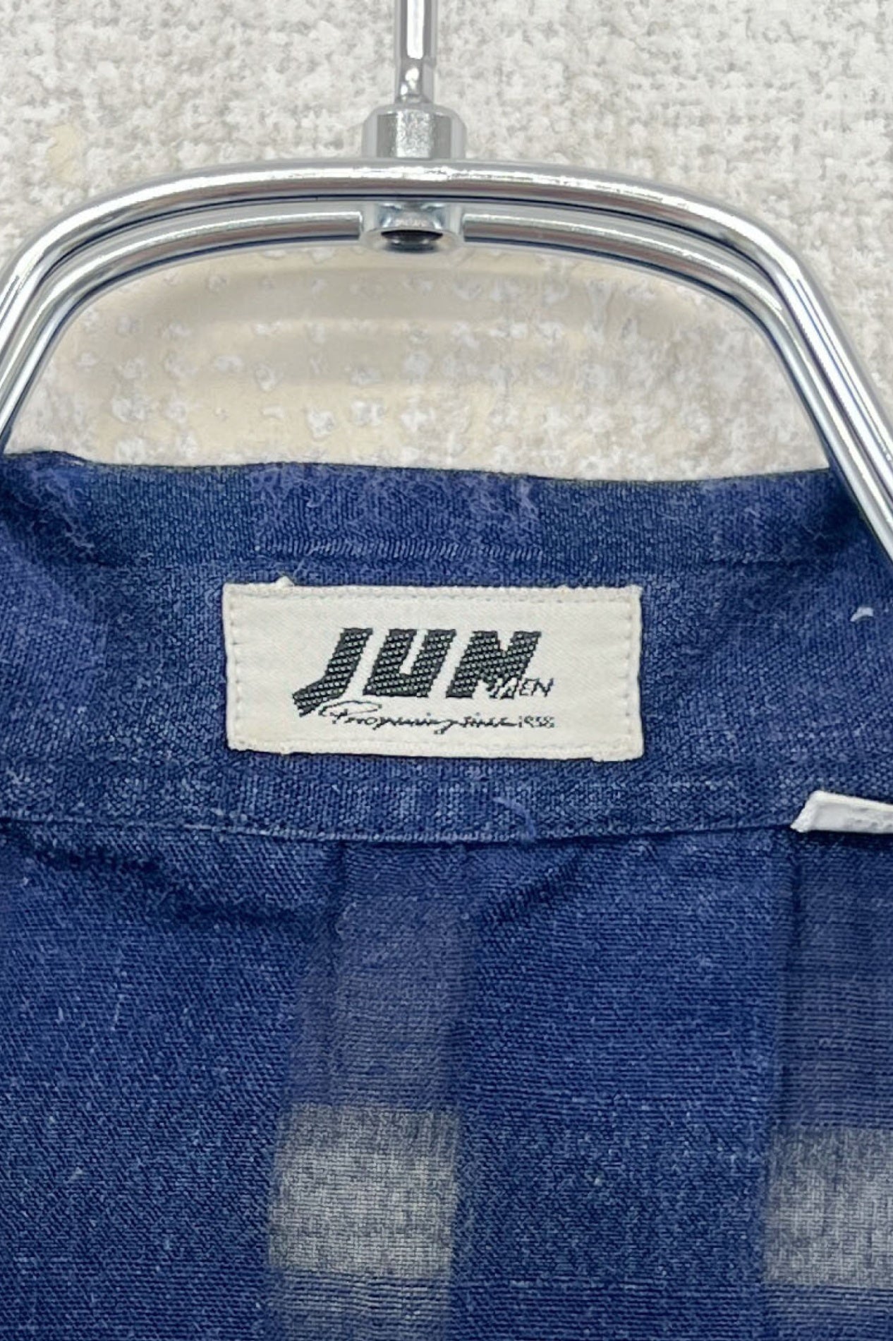 JUN MEN 海军蓝衬衫