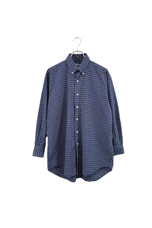 90's Ralph Lauren BLAKE navy check shirt