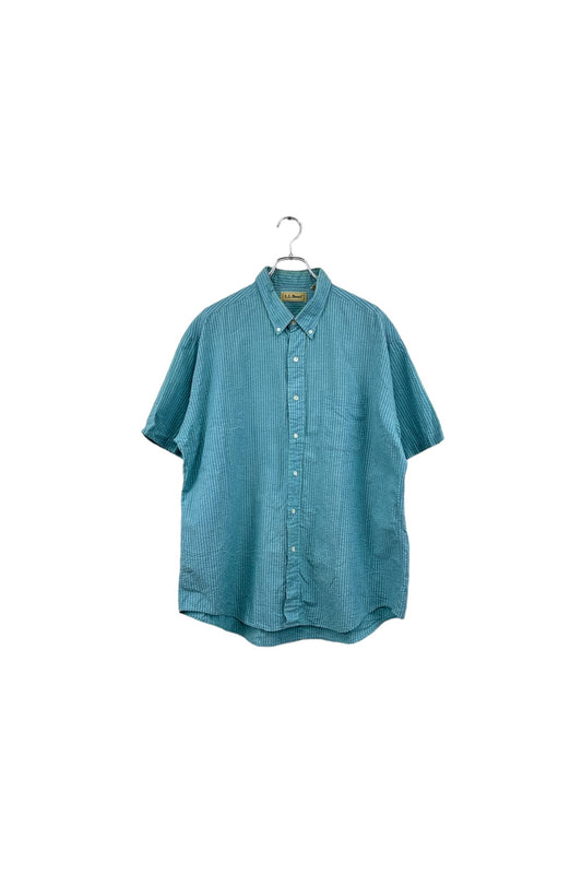 L.L.BEAN seersucker cotton shirt