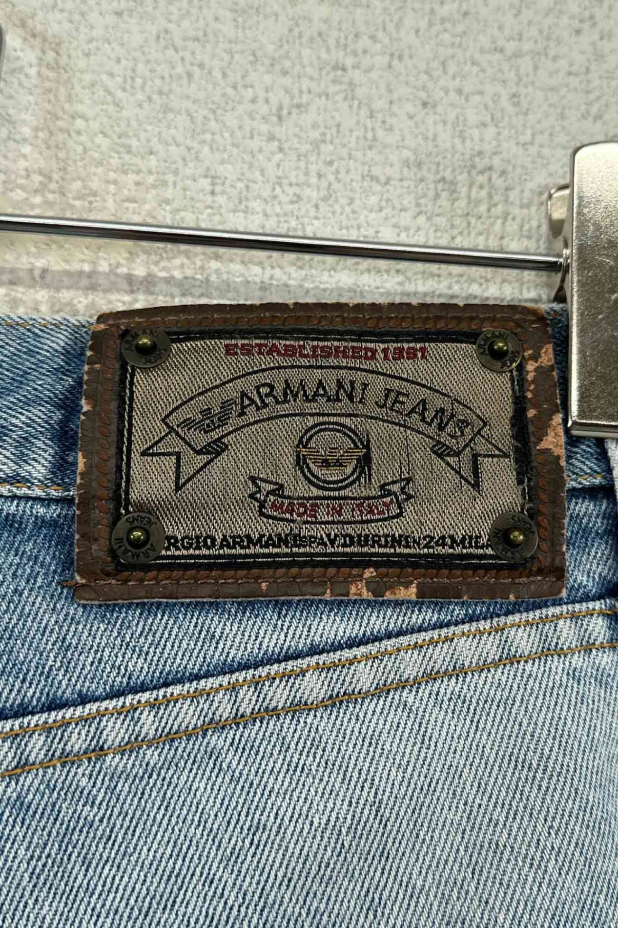 意大利制造 ARMANI JEANS 牛仔裤