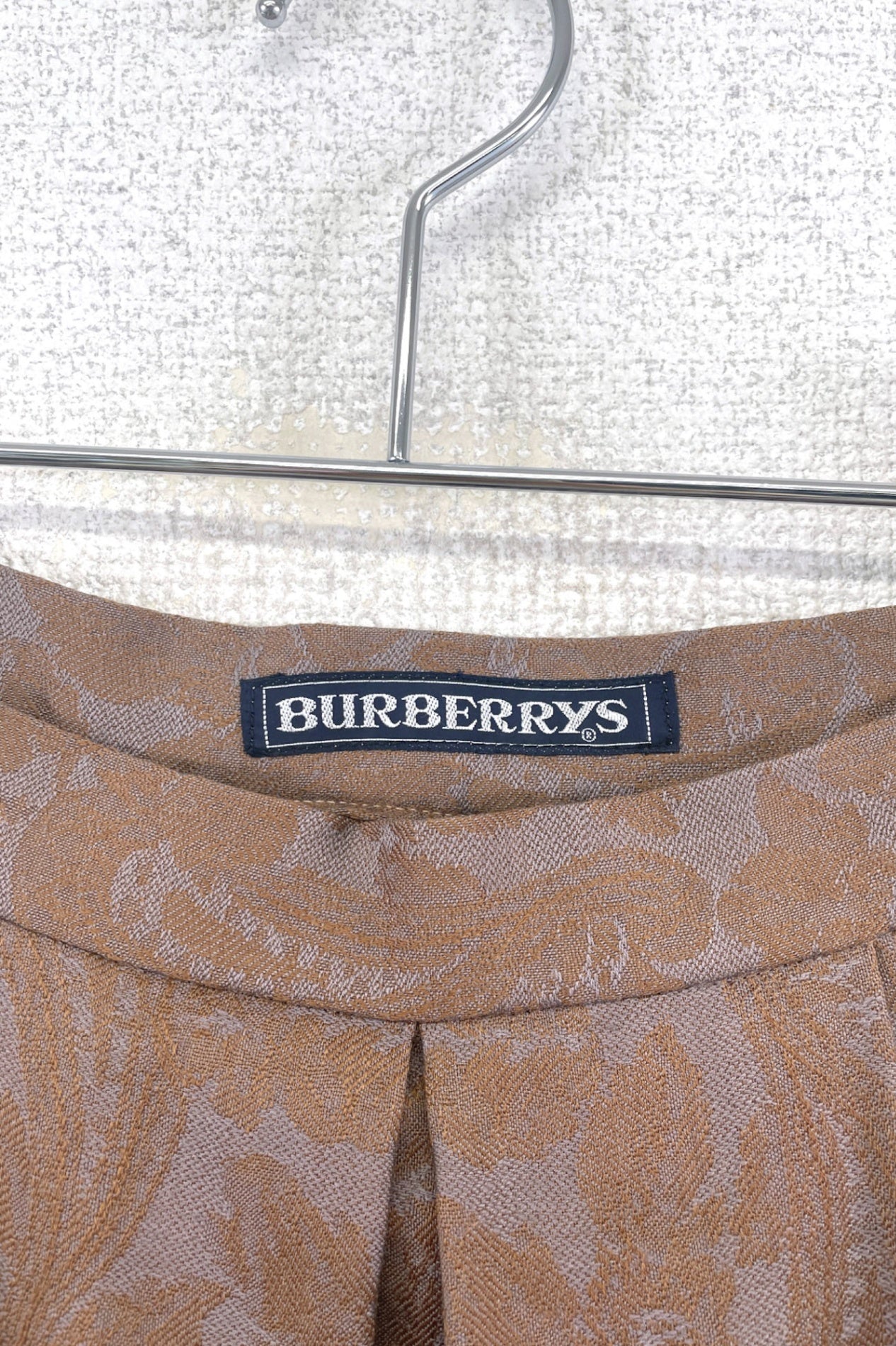 90年代BURBERRYS棕色半身裙