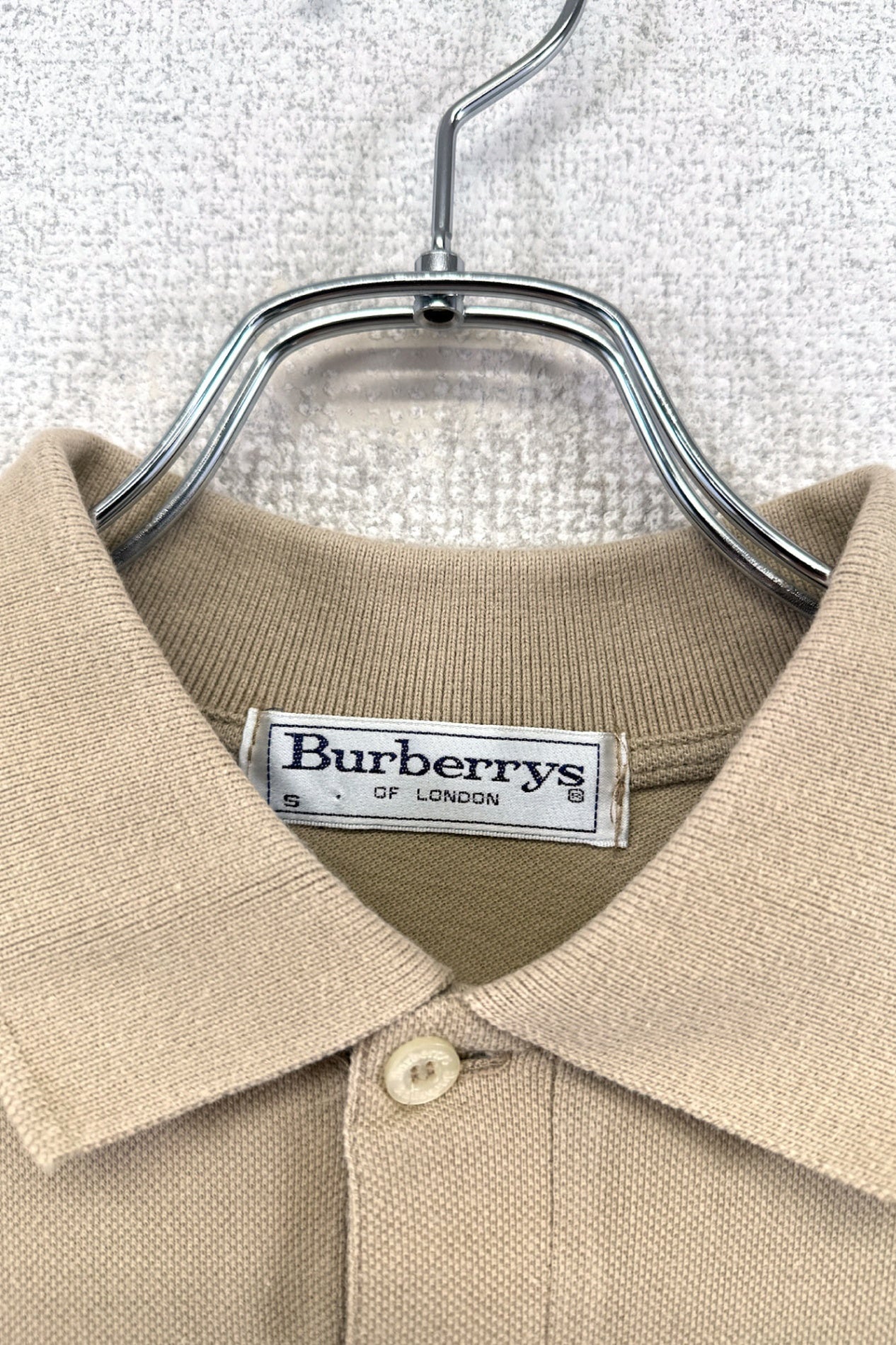 90's Burberry polo shirt