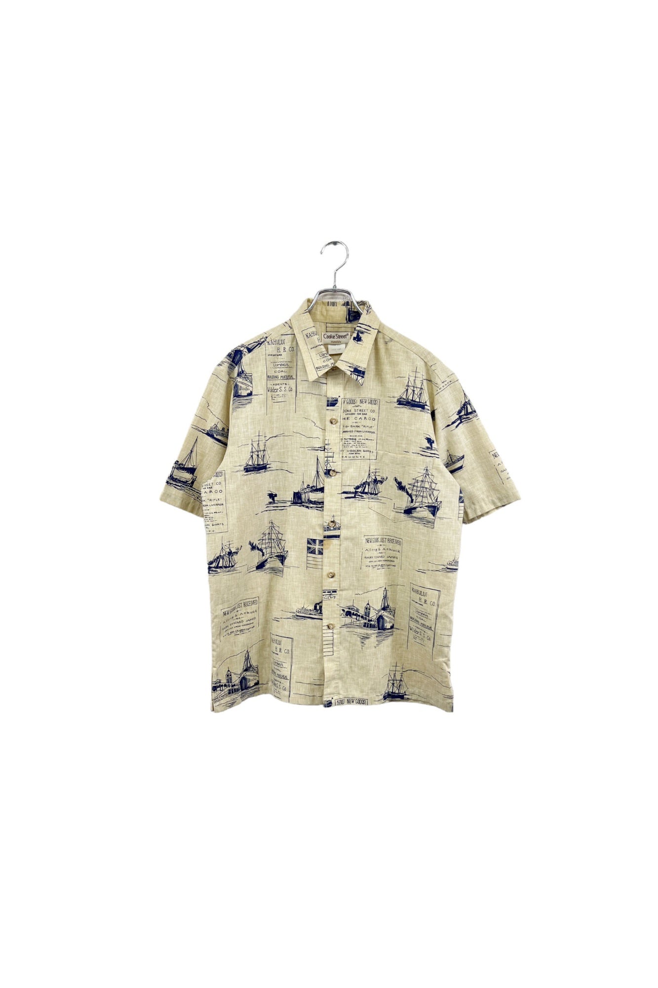 Made in USA Cooke Street Honolulu aloha shirt