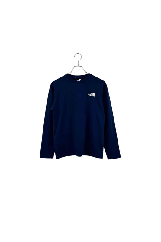 THE NORTH FACE blue long-sleeved T-shirt
