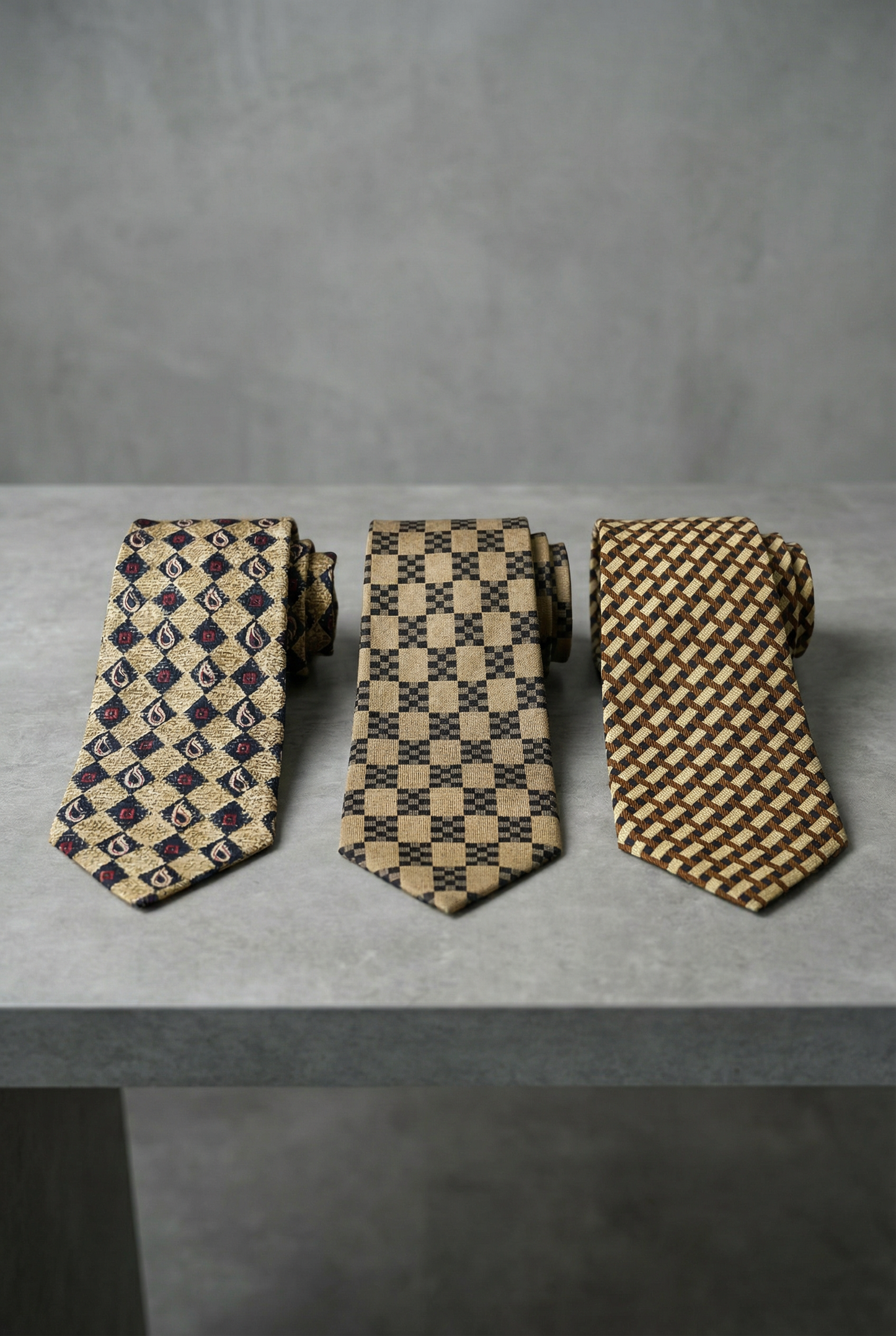 Geometric Design Tie x3点