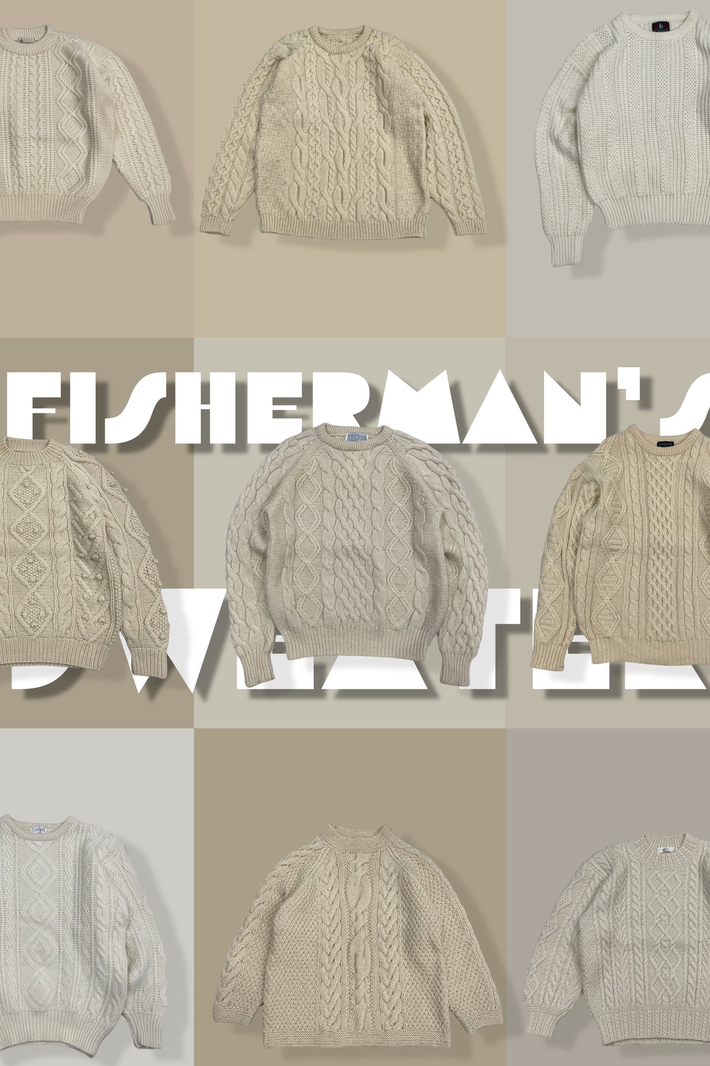 Fisherman's sweater x10点
