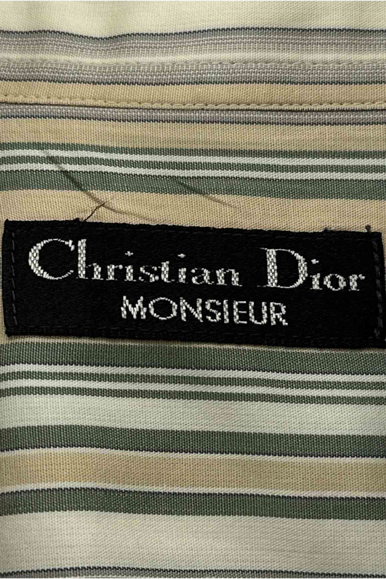 Christian Dior MONSIEUR stripe shirt