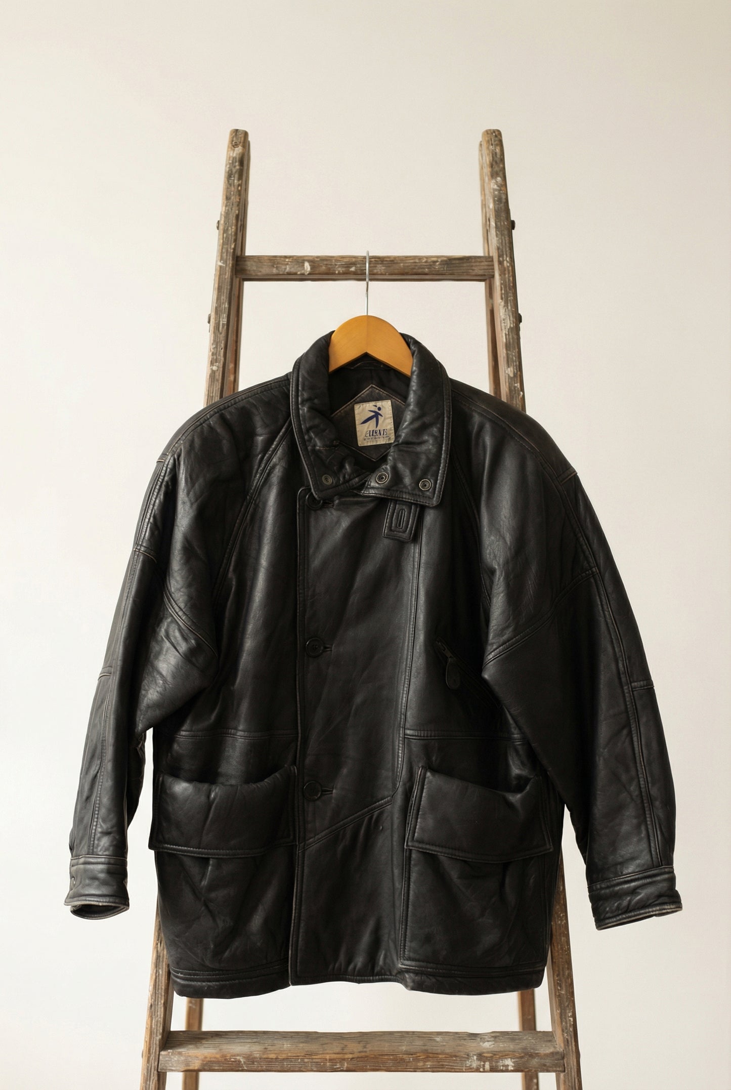 Hai Sporting Gear Issey Miyake Leather Jacket x2点