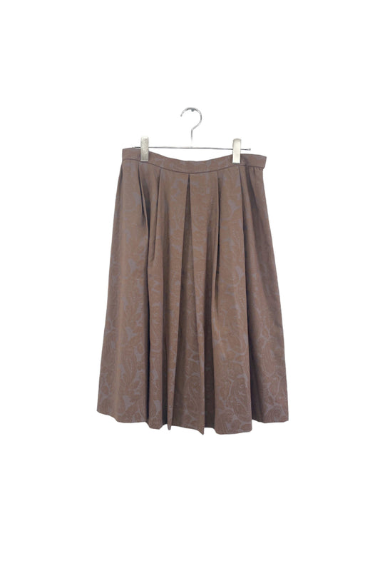 90's BURBERRYS brown skirt