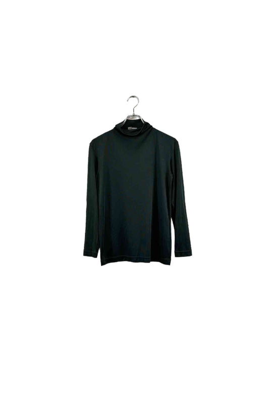 ISSEY MIYAKE green high neck cut and sew