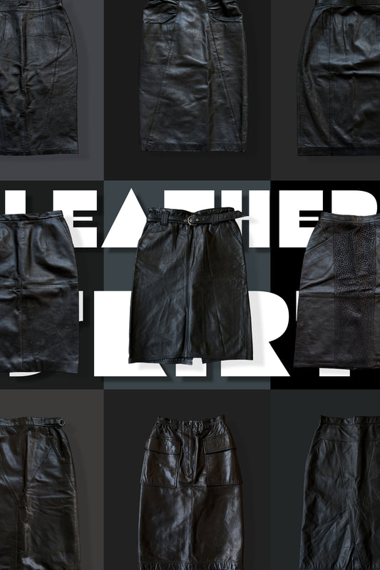 leather skirt x10点