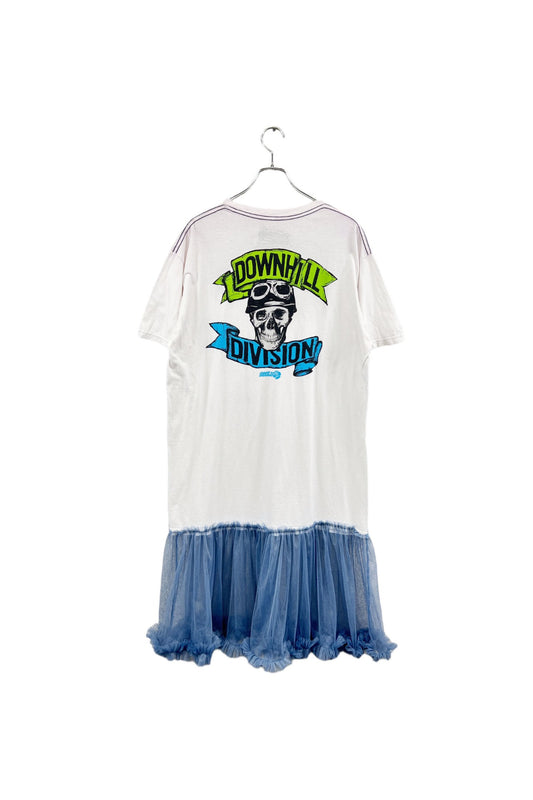 remake tulle T-shirt one-piece