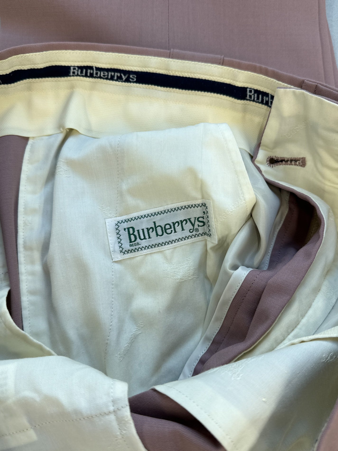 Burberry's tuck pants
