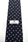 Made in USA black paisley tie