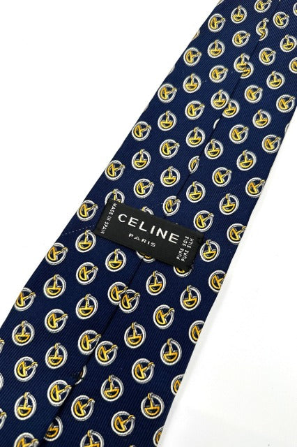 Made in SPAIN navy design tie