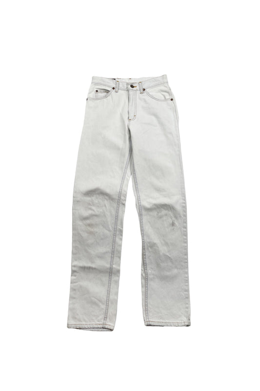 80's 90's Made in USA Lee white denim pants