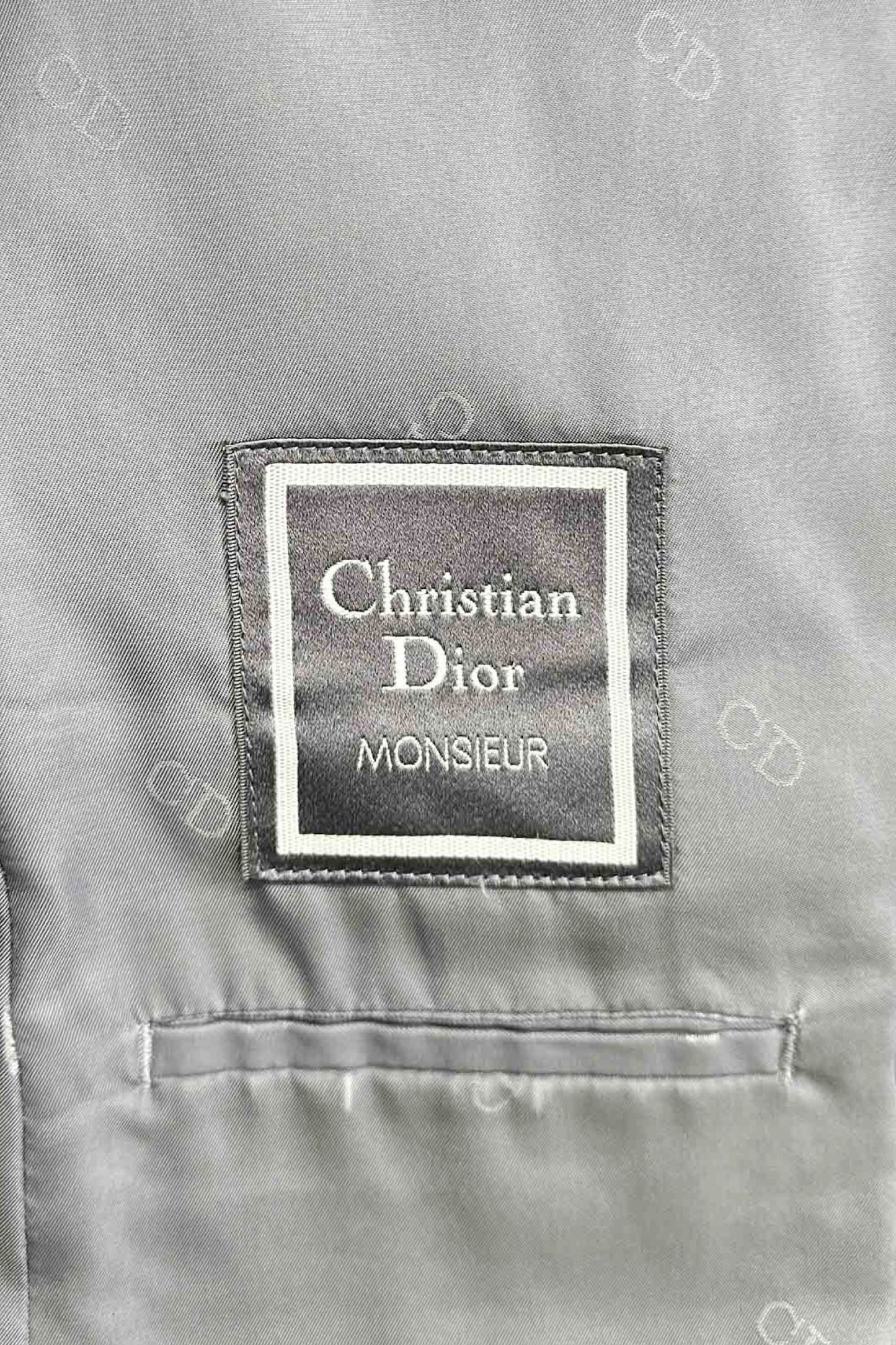 Christian Dior dark gray wool set