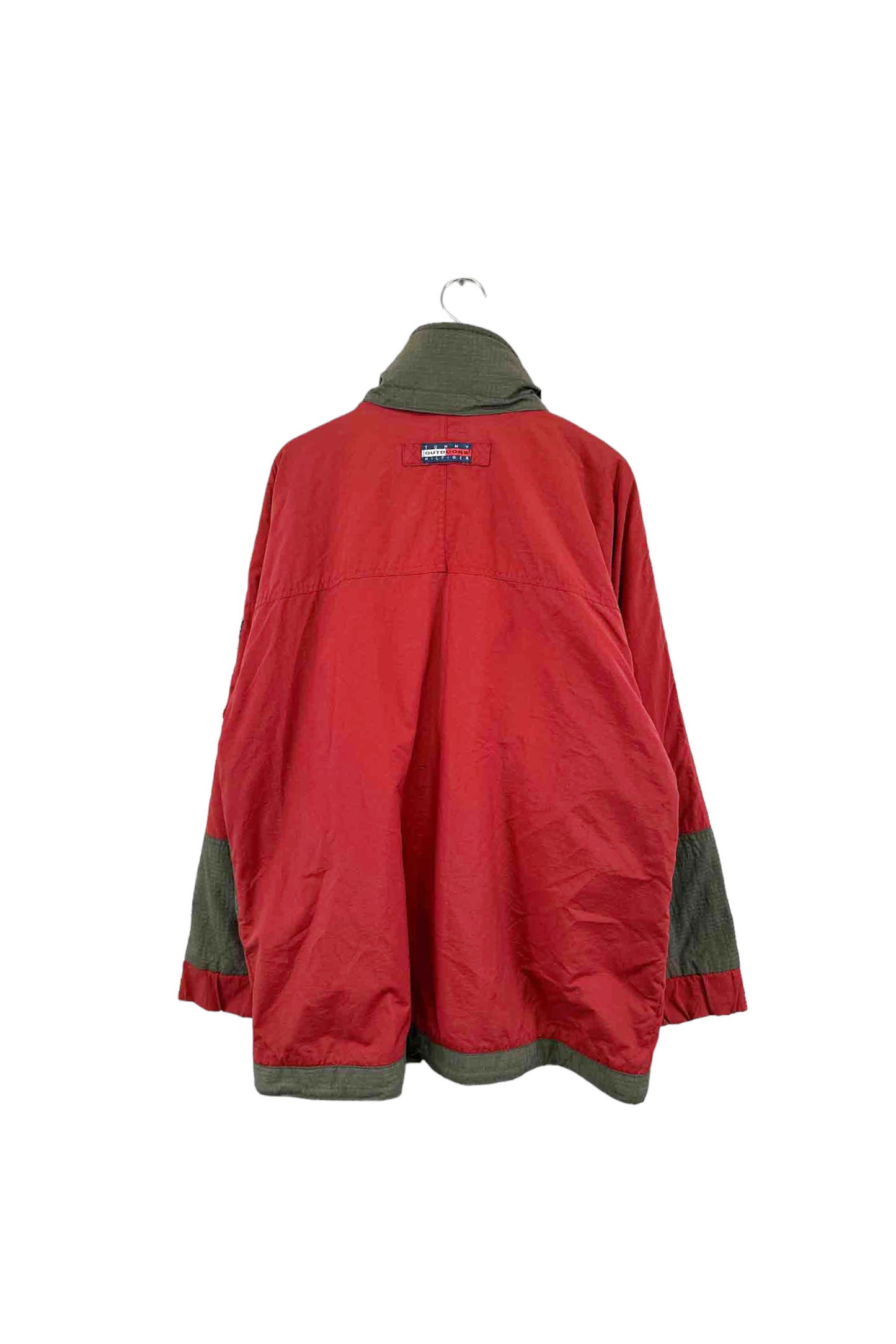90's TOMMY HILFIGER red nylon jacket