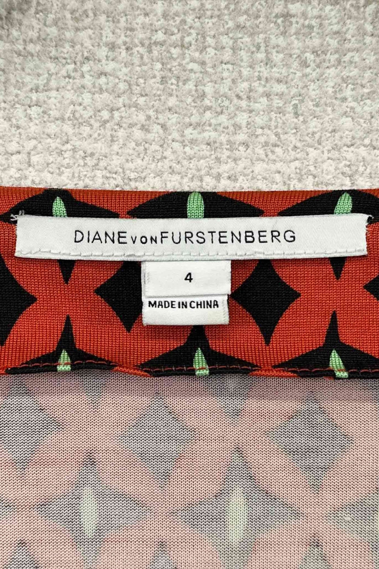 DIANE VON FURSTENBERG silk one-piece