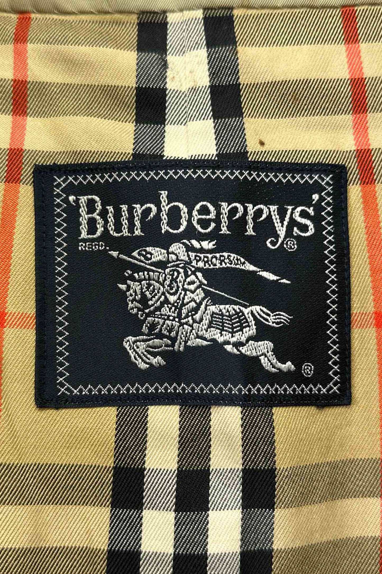 90's Burberrys soutien collar coat