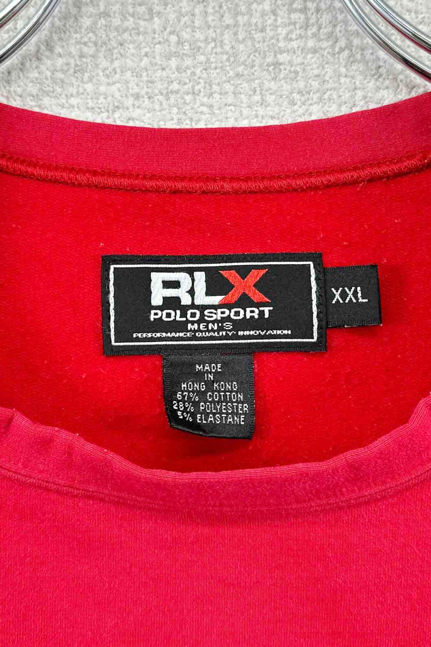 RLX POLO SPORT red T-shirt