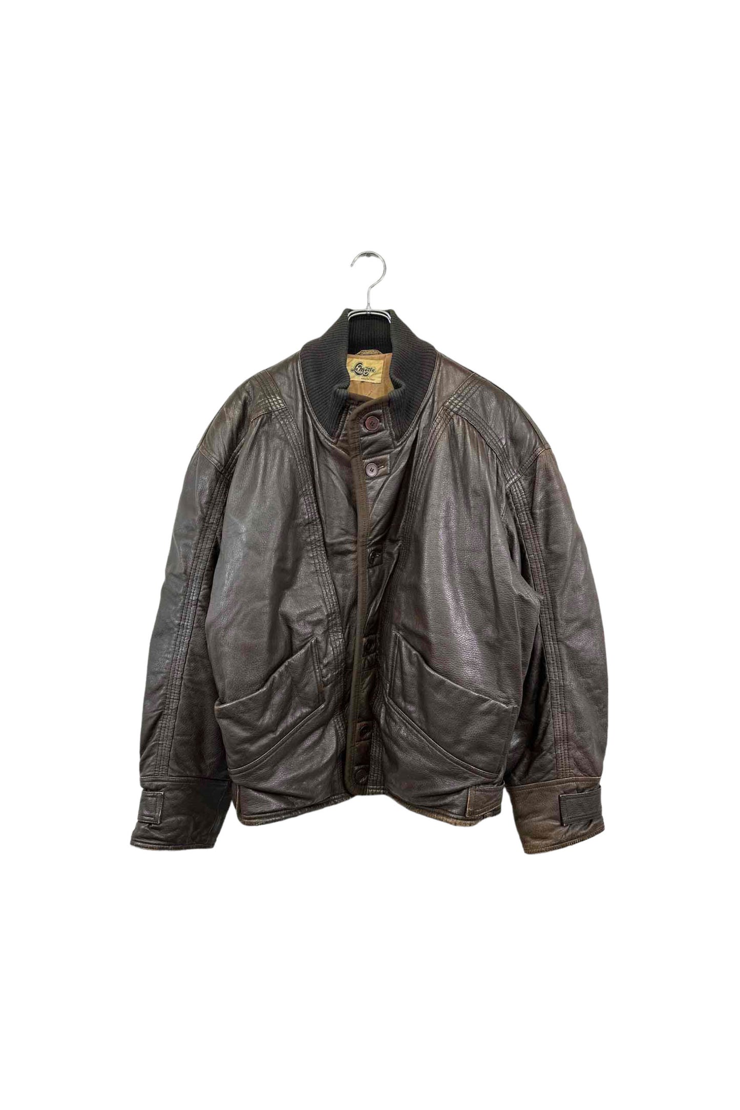 Made in ITALY Lamatta leather jacket